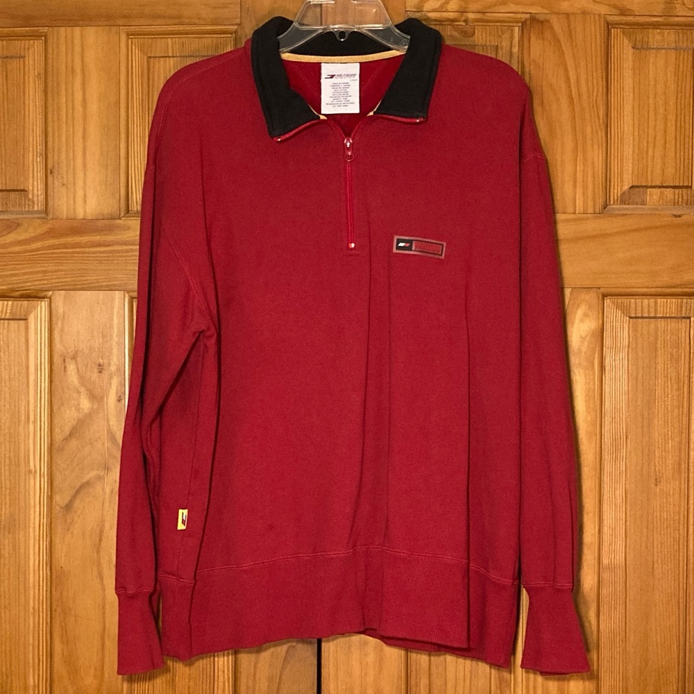 NWOT Vintage Tommy Hilfiger Athletics 1/4 Zip Shirt Men's Size L